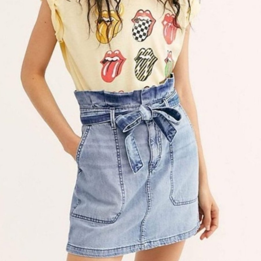 Paperbag skirt
